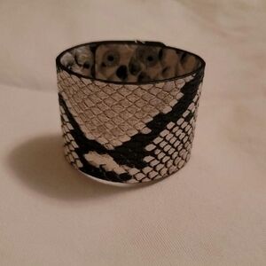 Park Lane Textured Leather Snake Bracelet